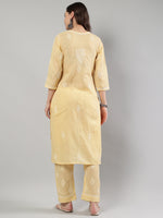 Load image into Gallery viewer, Seva Chikan Hand Embroidered Cotton Lucknowi Chikankari Kurta Set