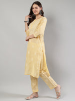 Load image into Gallery viewer, Seva Chikan Hand Embroidered Cotton Lucknowi Chikankari Kurta Set