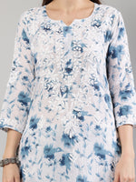 Load image into Gallery viewer, Seva Chikan Hand Embroidered Cotton Lucknowi Chikankari Kurta Set