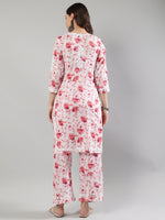 Load image into Gallery viewer, Seva Chikan Hand Embroidered Cotton Lucknowi Chikankari Kurta Set