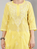 Load image into Gallery viewer, Seva Chikan Hand Embroidered Cotton Lucknowi Chikankari Kurta Set