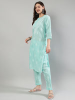 Load image into Gallery viewer, Seva Chikan Hand Embroidered Cotton Lucknowi Chikankari Kurta Set