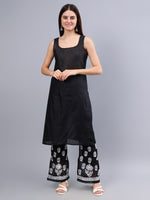 Load image into Gallery viewer, Seva Chikan Hand Embroidered Georgette Lucknowi Chikankari Kurta Set