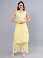 Load image into Gallery viewer, Seva Chikan Hand Embroidered Georgette Lucknowi Chikankari Kurta Set