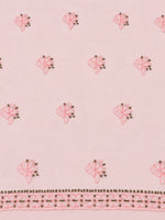 Load image into Gallery viewer, Seva Chikan Hand Embroidere Pink Terivoil Cotton Lucknowi Chikankari Unstitched Suit Piece-SEV15020