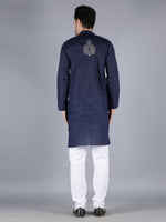 Load image into Gallery viewer, Seva Chikan Hand Embroidered  Lucknowi Chikan Mens Kurta