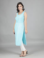 Load image into Gallery viewer, Seva Chikan Cotton Long Slips Combo of White (Pack of 2)