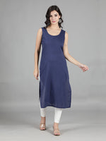 Load image into Gallery viewer, Seva Chikan Cotton Long Slips Combo of White (Pack of 2)