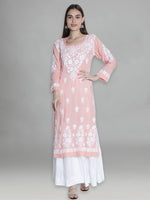 Load image into Gallery viewer, Seva Chikan Hand Embroidered Modal Cotton Lucknowi Chikankari Kurta