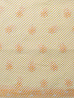 Load image into Gallery viewer, Seva Chikan Hand Embroidered Yellow Terivoil Cotton Lucknowi Chikankari Unstitched Suit Piece-SCL13000