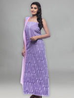 Load image into Gallery viewer, Seva Chikan Hand Embroidered Mauve Cotton Lucknowi Chikankari Unstitched Suit Piece-SCL0052
