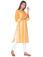 Load image into Gallery viewer, Seva Chikan Hand Embroidered Cotton Lucknowi Chikankari Kurta