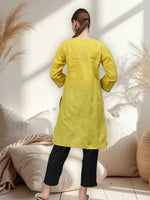 Load image into Gallery viewer, Seva Chikan Hand Embroidered Cotton Lucknowi Chikankari Kurta