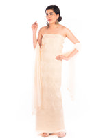 Load image into Gallery viewer, Seva Chikan Hand Embroidered Chanderi Lucknowi Chikankari Unstitched Suit Piece