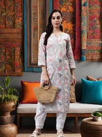 Load image into Gallery viewer, Seva Chikan Hand Embroidered Cotton Lucknowi Chikankari Kurta