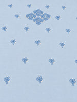 Load image into Gallery viewer, Seva Chikan Hand Embroidere Blue Terivoil Cotton Lucknowi Chikankari Unstitched Suit Piece-SEV15022
