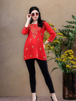 Load image into Gallery viewer, Seva Chikan Hand Embroidered Cotton Lucknowi Chikankari Top