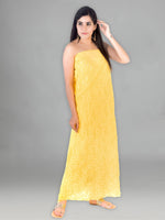 Load image into Gallery viewer, Seva Chikan Hand Embroidered Yellow Georgette Lucknowi Chikankari Unstitched Suit Piece-SCL1382