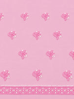 Load image into Gallery viewer, Seva Chikan Hand Embroidere Pink Terivoil Cotton Lucknowi Chikankari Unstitched Suit Piece-SEV15023