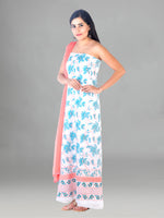 Load image into Gallery viewer, Seva Chikan Hand Embroidered White Cotton Lucknowi Chikankari Unstitched Suit Piece