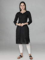 Load image into Gallery viewer, Seva Chikan Hand Embroidered Cotton Lucknowi Chikan Kurti