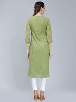 Load image into Gallery viewer, Seva Chikan Hand Embroidered Georgette Lucknowi Chikankari Kurta