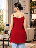 Load image into Gallery viewer, Seva Chikan Hand Embroidered Rayon Lucknowi Chikan Top