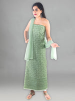 Load image into Gallery viewer, Seva Chikan Hand Embroidered Cotton Lucknowi Chikankari Unstitched Suit Piece