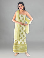 Load image into Gallery viewer, Seva Chikan Hand Embroidered Pink Cotton Lucknowi Chikan Unstitched Suit Piece SCL1436