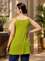 Load image into Gallery viewer, Seva Chikan Hand Embroidered Rayon Lucknowi Chikan Top