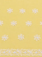 Load image into Gallery viewer, Seva Chikan Hand Embroidered Yellow Cotton Lucknowi Chikankari Unstitched Suit Piece-SEV15054