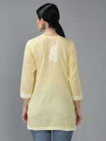 Load image into Gallery viewer, Seva Chikan Hand Embroidered Cotton Lucknowi Chikan Top