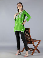 Load image into Gallery viewer, Seva Chikan Hand Embroidered Cotton Lucknowi Chikan Top
