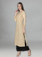 Load image into Gallery viewer, Seva Chikan Hand Embroidered Cotton Lucknowi Chikan Kurta