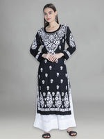 Load image into Gallery viewer, Seva Chikan Hand Embroidered Modal Cotton Lucknowi Chikankari Kurta
