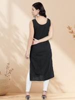 Load image into Gallery viewer, Seva Chikan Long Slips Combo Of Black (Pack of 2)