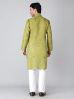 Load image into Gallery viewer, Seva Chikan Hand Embroidered Cotton Lucknowi Chikan Mens Stitched Kurta