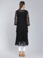 Load image into Gallery viewer, Seva Chikan Hand Embroidered Georgette Lucknowi Chikankari Anarkali