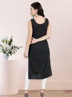 Load image into Gallery viewer, Seva Chikan Long Slips Combo Of Black (Pack of 2)