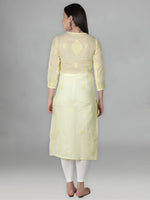Load image into Gallery viewer, Seva Chikan Hand Embroidered Cotton Lucknowi Chikankari Kurta