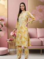 Load image into Gallery viewer, Seva Chikan Hand Embroidered Mal Mal Lucknowi Chikankari Kurta Set