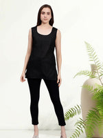 Load image into Gallery viewer, Seva Chikan Short Slips Combo of Black (Pack of 2)