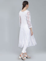 Load image into Gallery viewer, Seva Chikan Hand Embroidered Georgette Lucknowi Chikankari Anarkali