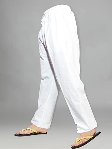 Seva Chikan Hand Embroidered Lucknowi Chikankari Men's Churidar Pant