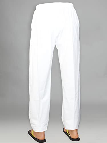 Seva Chikan Hand Embroidered Lucknowi Chikankari Men's Churidar Pant