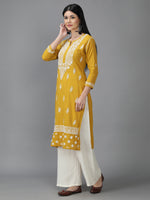 Load image into Gallery viewer, Seva Chikan Hand Embroidered Cotton Chikankari Kurta