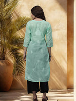 Load image into Gallery viewer, Seva Chikan Hand Embroidered Cotton Lucknowi Chikankari Kurta