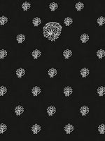 Load image into Gallery viewer, Seva Chikan Hand Embroidered Black Terivoil Cotton Lucknowi Chikankari Unstitched Suit Piece-SCL13139