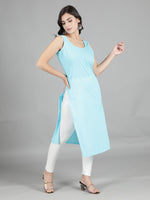 Load image into Gallery viewer, Seva Chikan Cotton Long Slips Combo of White (Pack of 2)