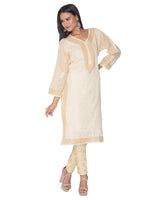 Load image into Gallery viewer, Seva Chikan Hand Embroidered Cotton Lucknowi Chikankari Kurta